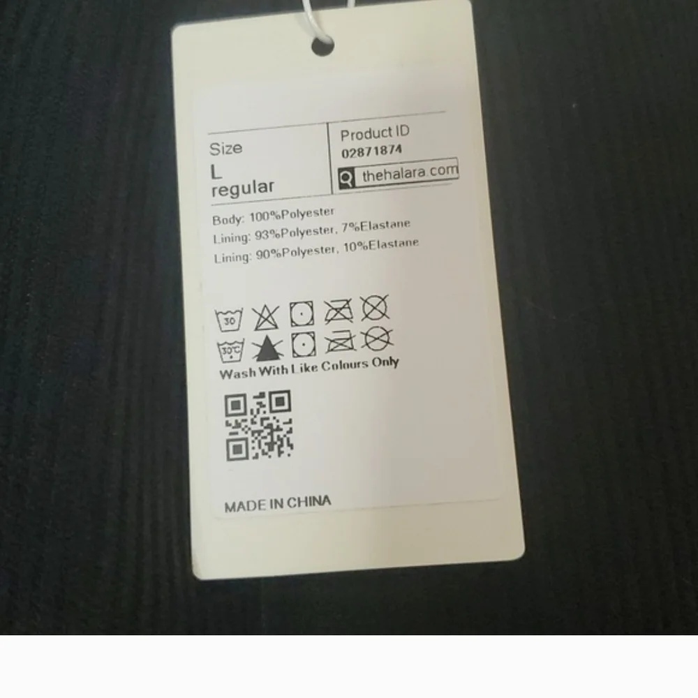 HALARA High Waisted Pocket Straight Leg Mop Corduroy Casual Pants - Picture 3 of 6